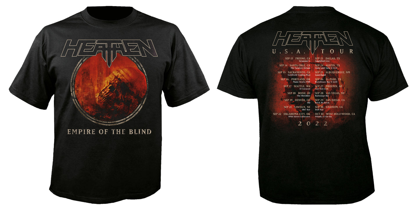 Heathen - Empire of the Blind - USA Tour 2022 T-Shirt